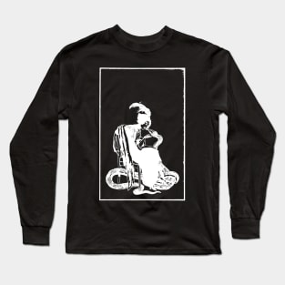 Woman and Serpent Friend Long Sleeve T-Shirt